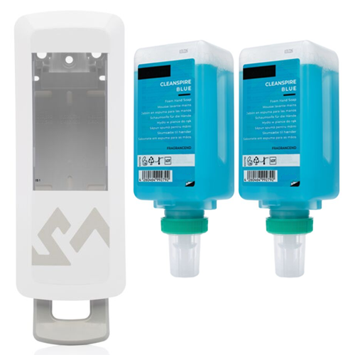 Manual Dispenser | 2 x 500ml Fragranced foam soap refills