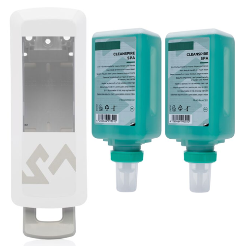 Manual Dispenser | 2 x 500ml Fragranced 3in1 foam soap refills