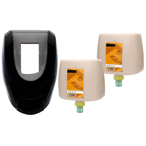 Manual Dispenser | 2 x 2000ml grease, oil and tar hand cleaning scrub