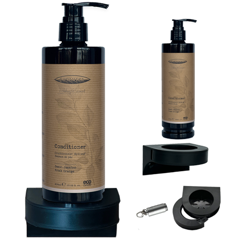 2 x 400ml | Conditioner | Starter Kit | Inc. Holder, Magnet key & Wall Fixings