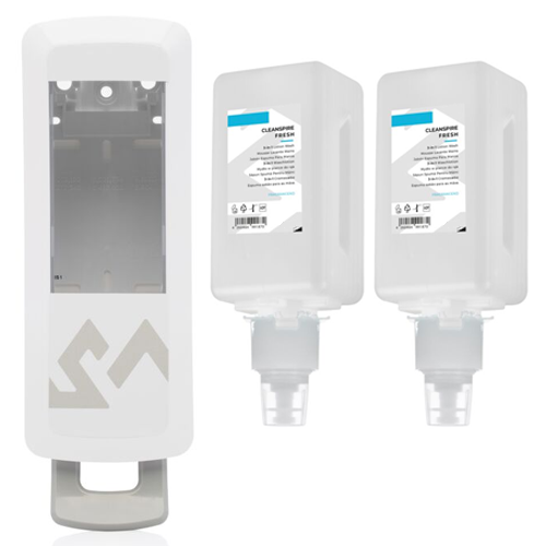 Manual Dispenser | 2 x 500ml Fragranced 3in1 lotion soap refills