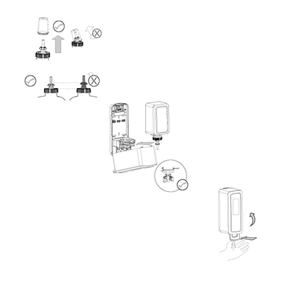 Manual Dispenser | 750ml | White